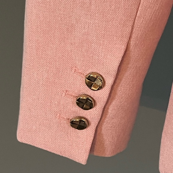 Women's Pink Double-Breasted Blazer - Companion Piece - Picture 5 of 6